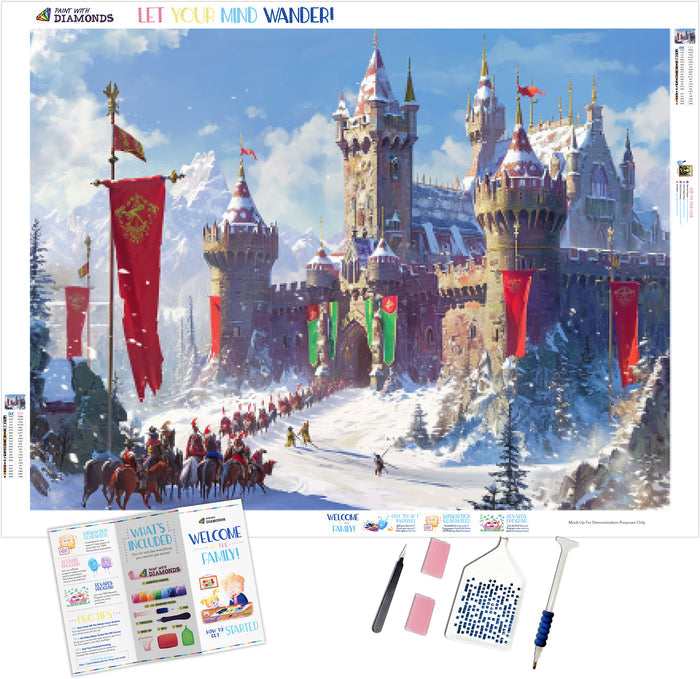 Wintery Fairy Tale Castle