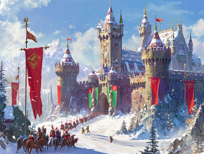 Wintery Fairy Tale Castle