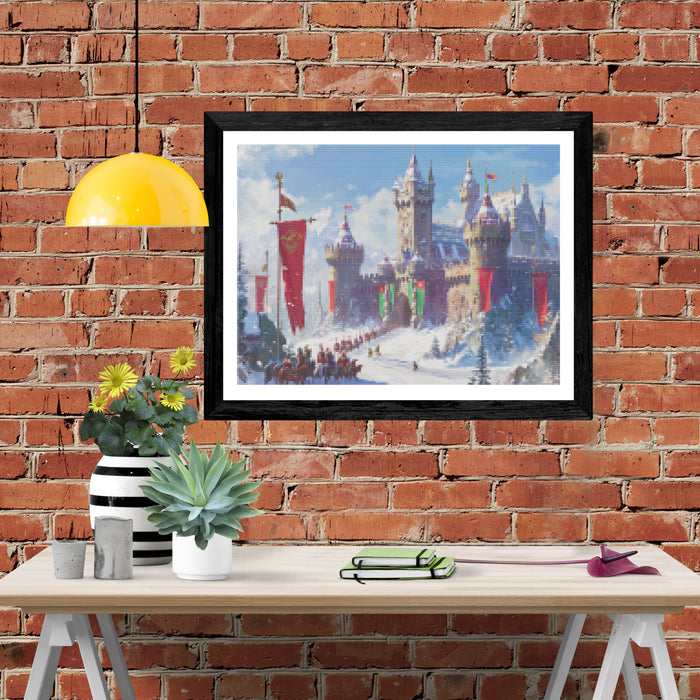 Wintery Fairy Tale Castle