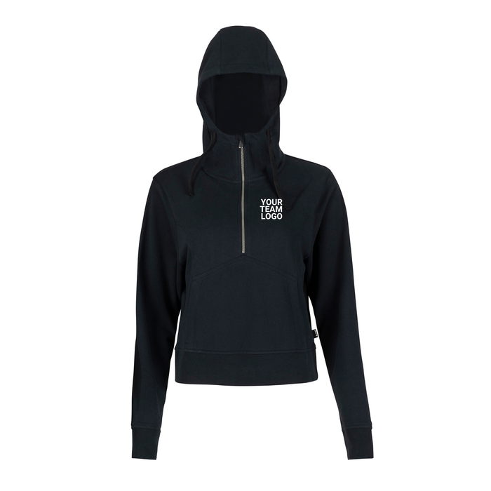 Women's 1/4 Zip Cotton Hoodie