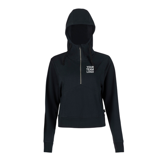 Women's 1/4 Zip Cotton Hoodie