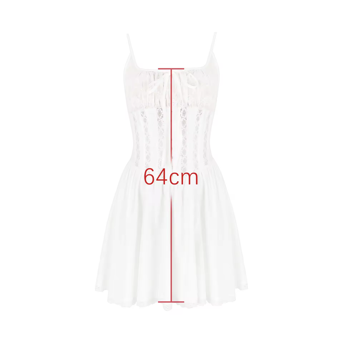 Women's Dresses for Parties Mini Sleeveless White Birthday Dress Fashion A Line Sexy Dresses Woman