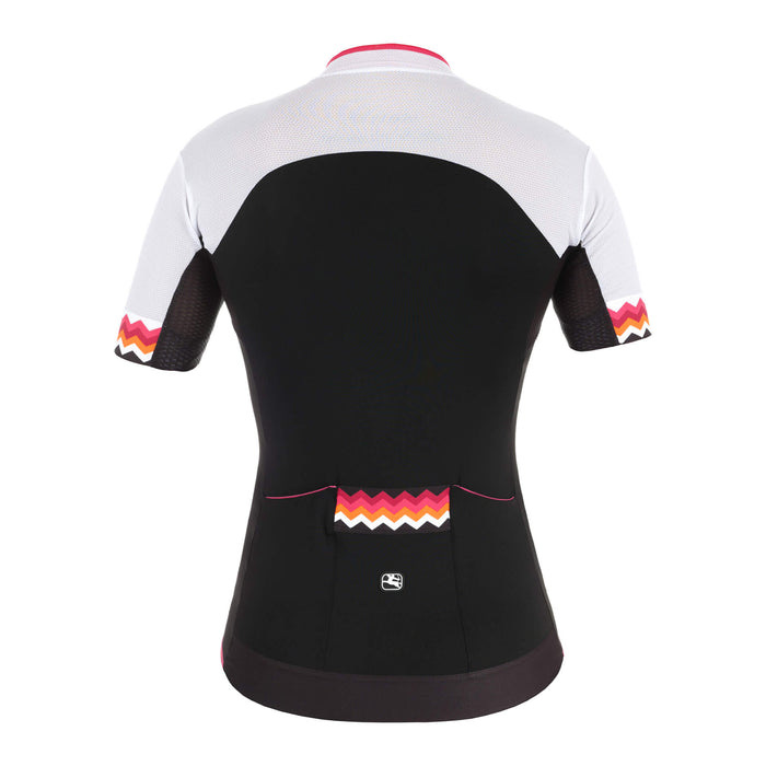 Women's Lungo Zig Zag Jersey by Giordana Cycling, , Made in Italy