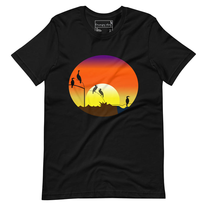 Womens sunrise shag T