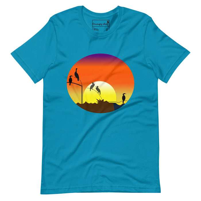 Womens sunrise shag T