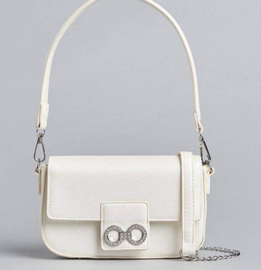 WOMENS WHITE SHOULDER BAG - Dubai Offers Today