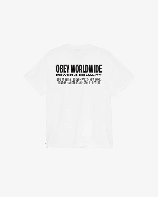 WORLDWIDE POWER & EQUALITY HEAVYWEIGHT T-SHIRT - Four Street