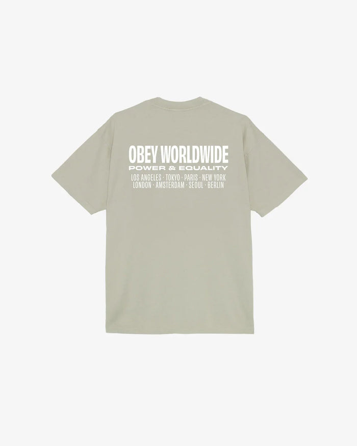 WORLDWIDE POWER & EQUALITY HEAVYWEIGHT T-SHIRT - Four Street