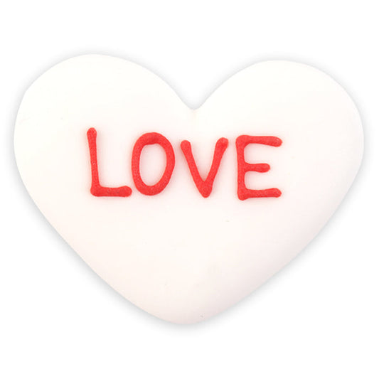 XL Love Hearts Royal Icing Decorations (Bulk)
