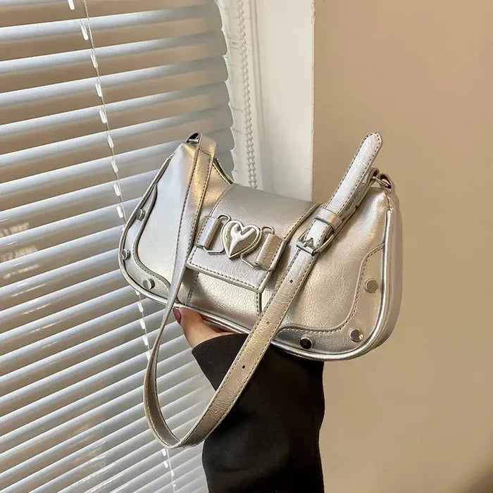 Y2k Retro Love Shoulder Bags fashionnsio