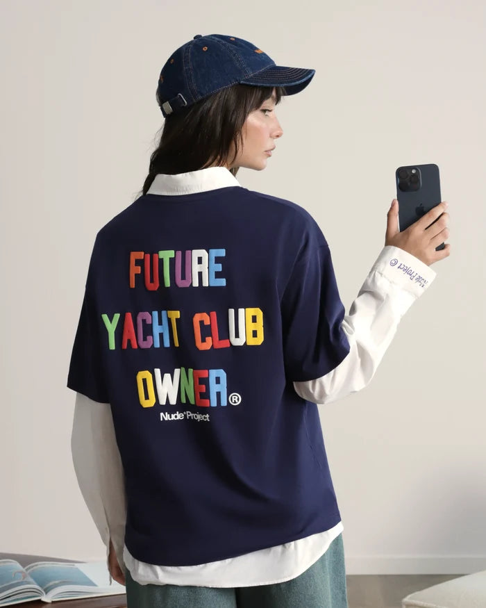 Yate Tee Navy
