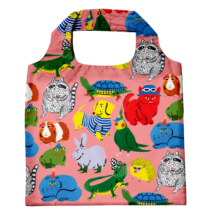 Yellow Owl Workshop Tote Bag - Cool Critters Art Sack® by Kristina Micotti