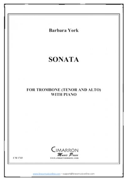 York - Sonata - For Trombone (Tenor and Alto) with Piano