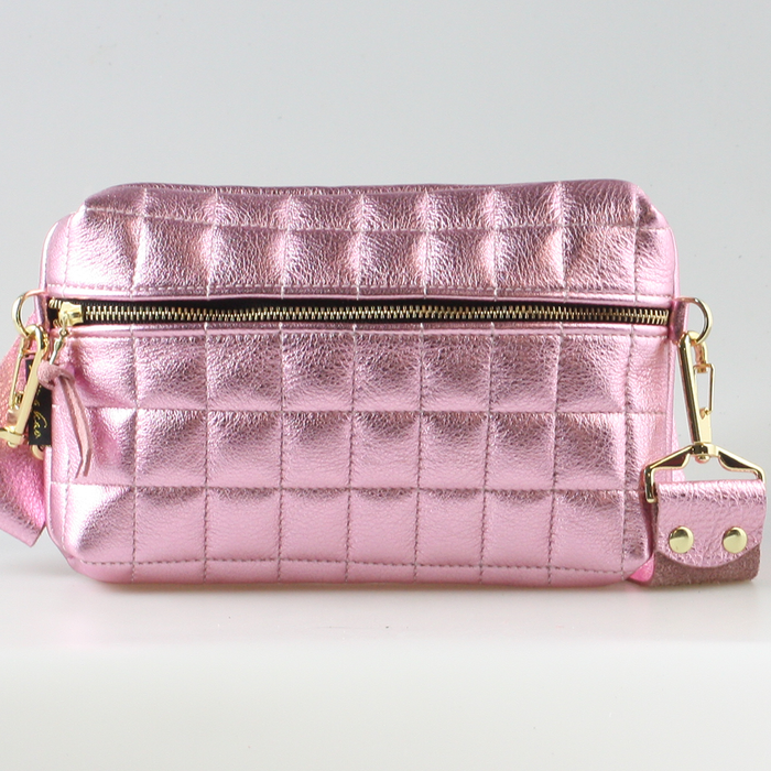 Zina Kao - The Metallic QUILTED Boulder Hipbag