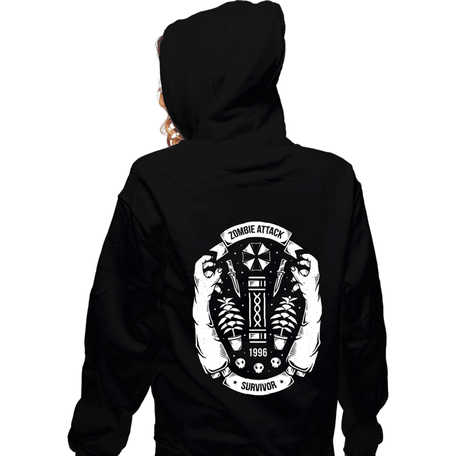 Zippered Hoodies, Unisex / Small / Black